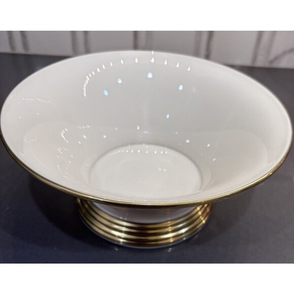 LENOX Dimension Collection Eternal Nouveau Bowl; 8 3/4" - With Price Tag - Picture 2 of 9